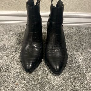 Steve Madden Croc Booties